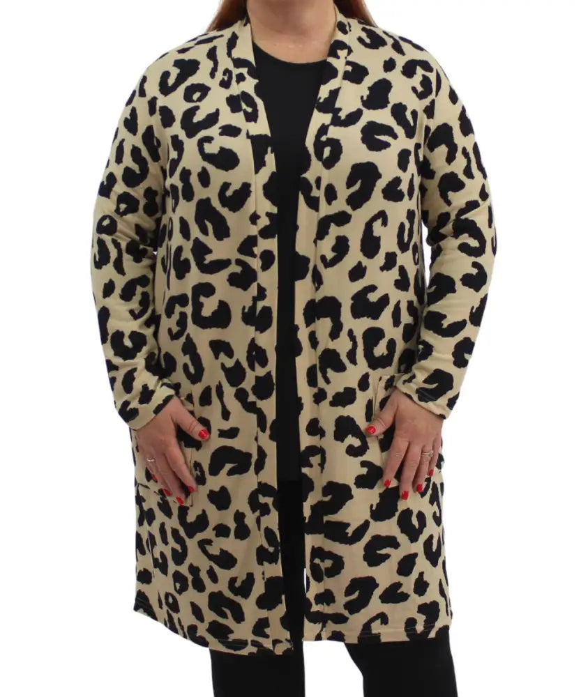 Ladies Animal Print Cardigan | R329.90 | Eagle Clothing | Plus Size | Big & Tall
