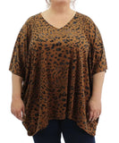 Ladies Animal Print Tunic | Eagle Clothing | Plus Size | Big & Tall