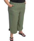 Ladies Button Detail Capri | R299.90 | Eagle Clothing | Plus Size | Big & Tall