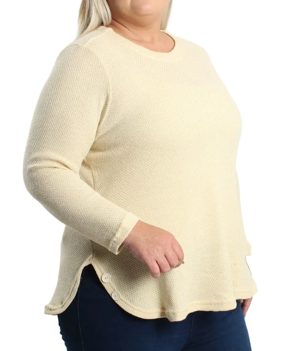 Ladies Button Detail Jersey | R219.90 Eagle Clothing Plus Size Big & Tall