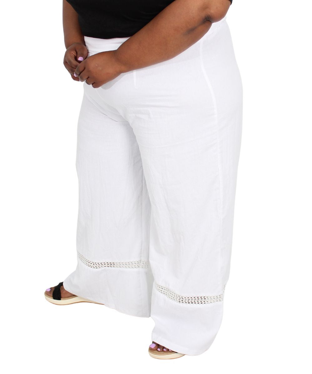 Ladies Crochet Washer Cotton Pants | R349.90 Eagle Clothing Plus Size Big & Tall