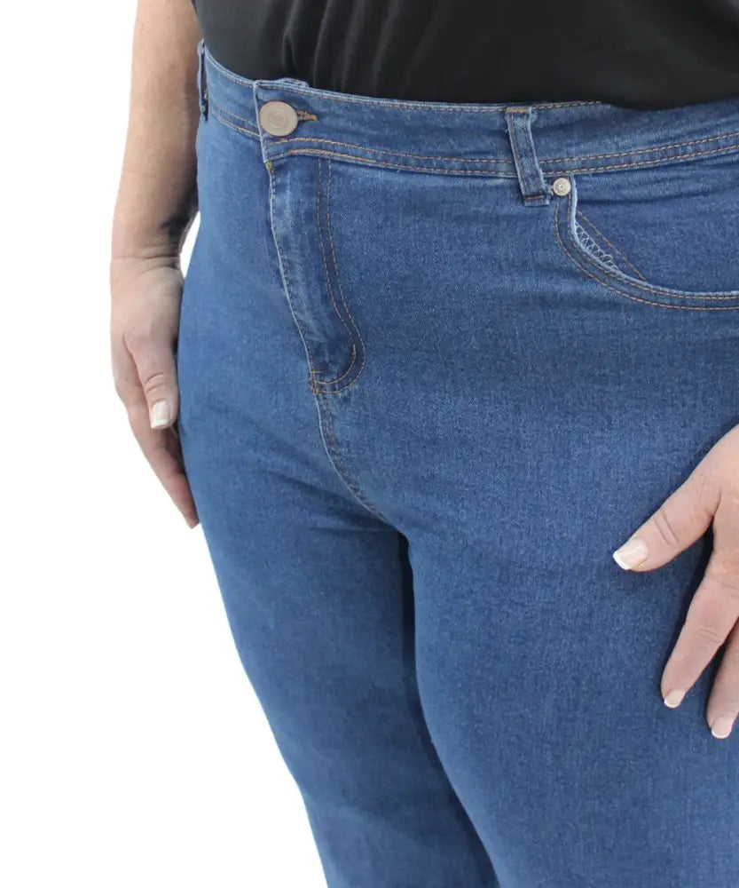 Ladies Denim Capri | Eagle Clothing | Plus Size | Big & Tall