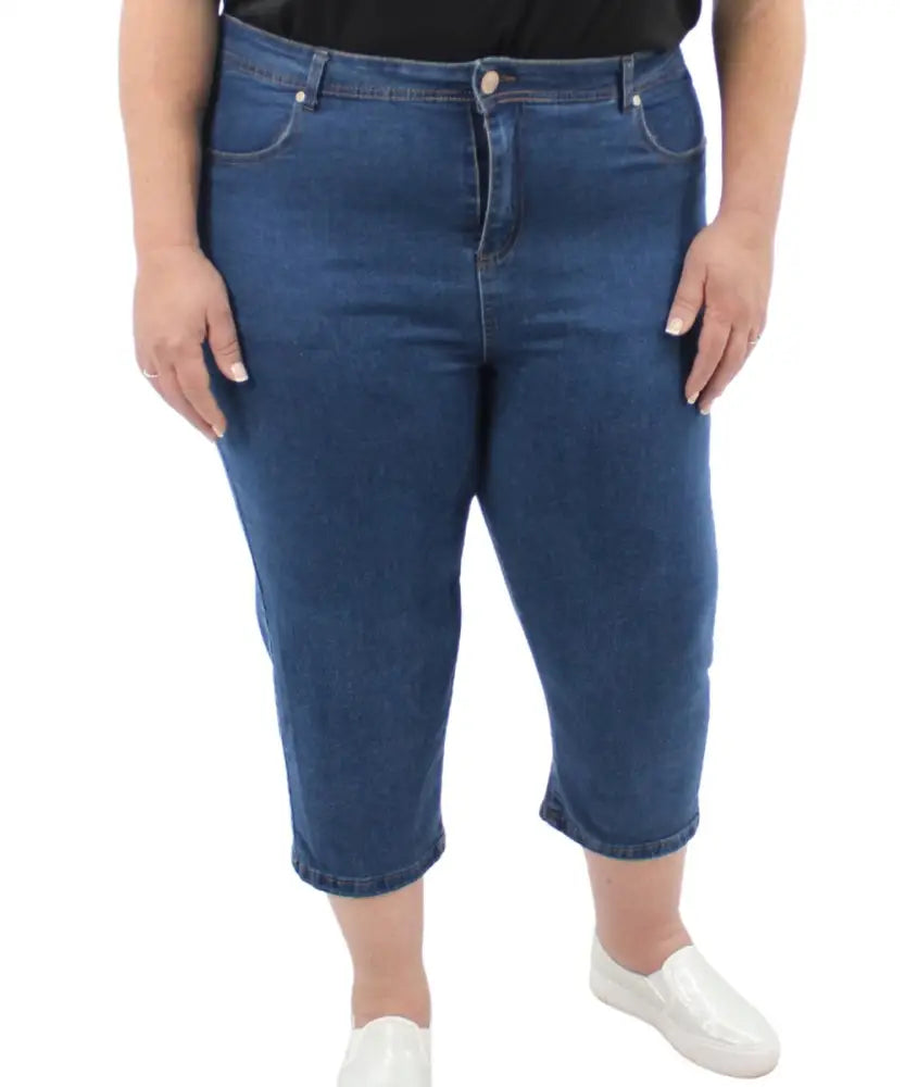 Ladies Denim Capri | Eagle Clothing | Plus Size | Big & Tall