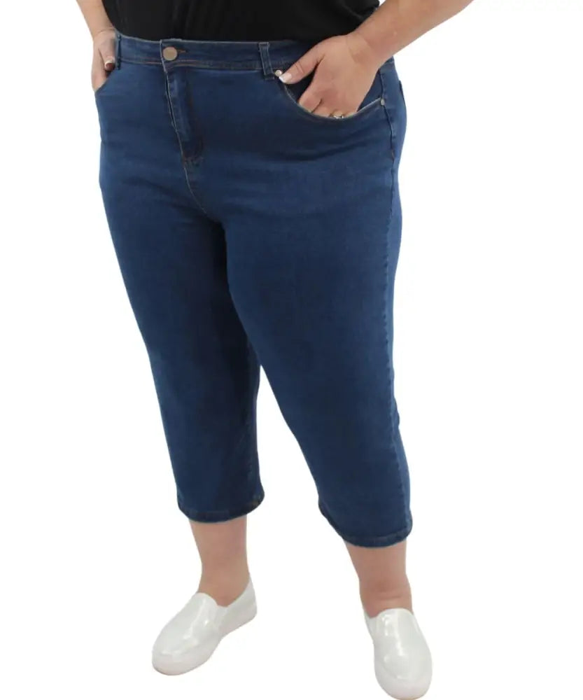Ladies Denim Capri | R399.90 | Eagle Clothing | Plus Size | Big & Tall