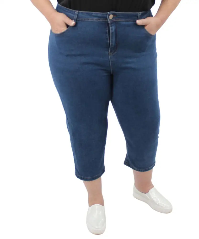 Ladies Denim Capri | Eagle Clothing | Plus Size | Big & Tall