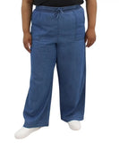 Ladies Elasticated Chambray Denim Pants | Eagle Clothing | Plus Size | Big & Tall
