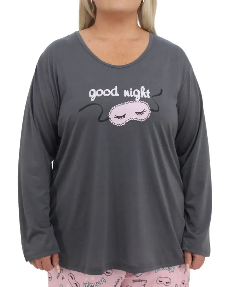 Ladies Eyemask PJ Top | R229.90 | Eagle Clothing | Plus Size | Big & Tall