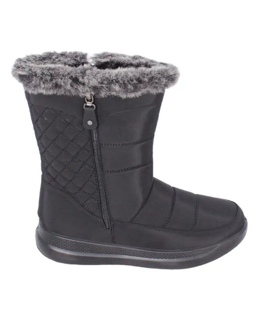 Ladies Faux Fur Trim Boot