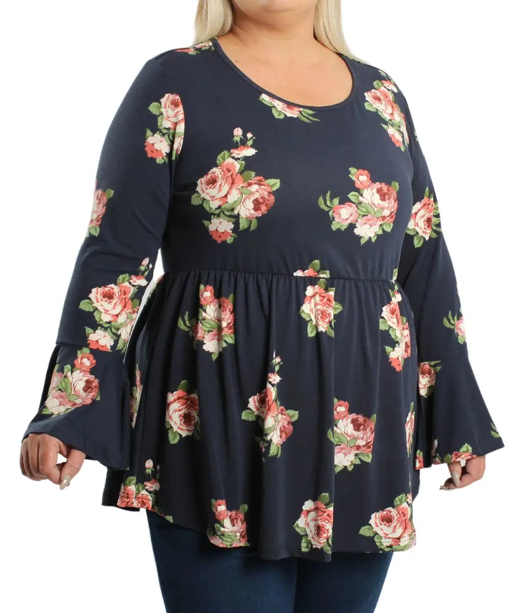 Ladies Floral Babydoll Top | R199.90 Eagle Clothing Plus Size Big & Tall