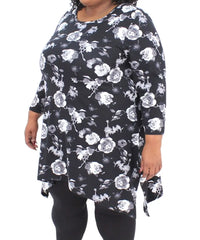 Ladies Floral Hanky Tunic | R299.90 Eagle Clothing Plus Size Big & Tall