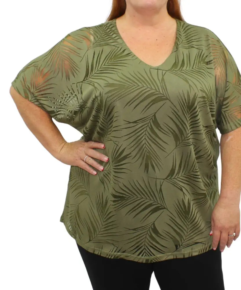 Ladies Flutter Sleeve Top