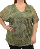 Ladies Flutter Sleeve Top
