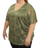 Ladies Flutter Sleeve Top