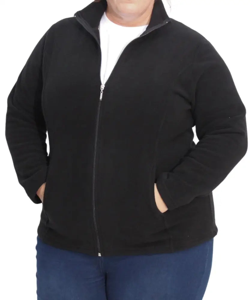 Ladies Long Sleeve Fleece Jacket | R360 | Eagle Clothing | Plus Size | Big & Tall