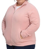 Ladies Long Sleeve Fleece Jacket | Eagle Clothing | Plus Size | Big & Tall