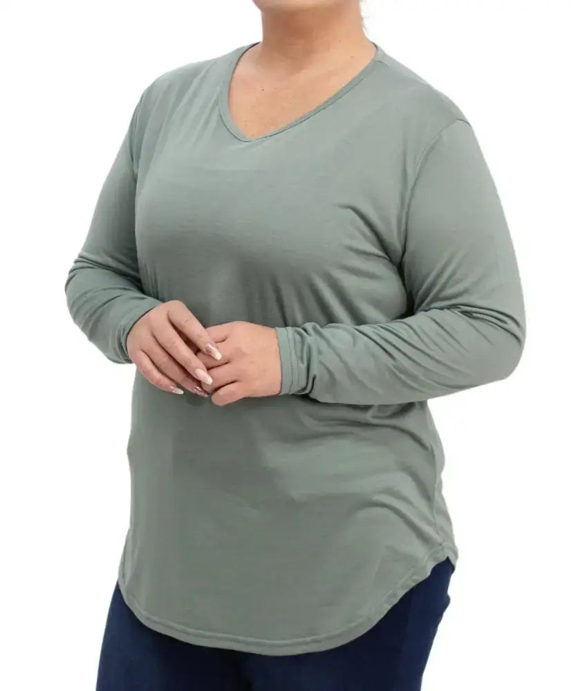 Ladies Long Sleeve Tee | R100 | Eagle Clothing | Plus Size | Big & Tall