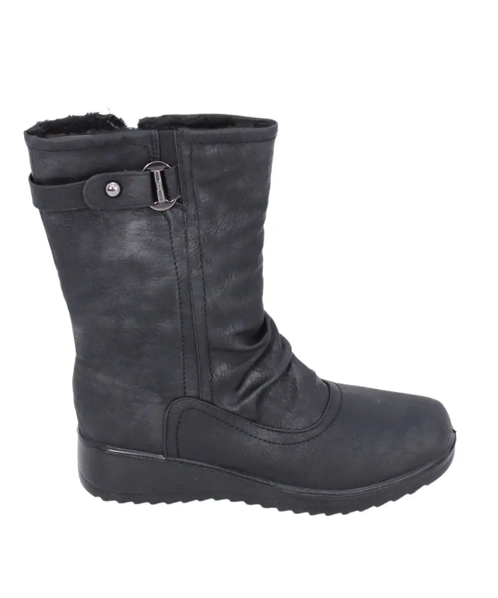 Ladies Paradise Ruched Half Boot | R499.90 | Eagle Clothing | Plus Size | Big &