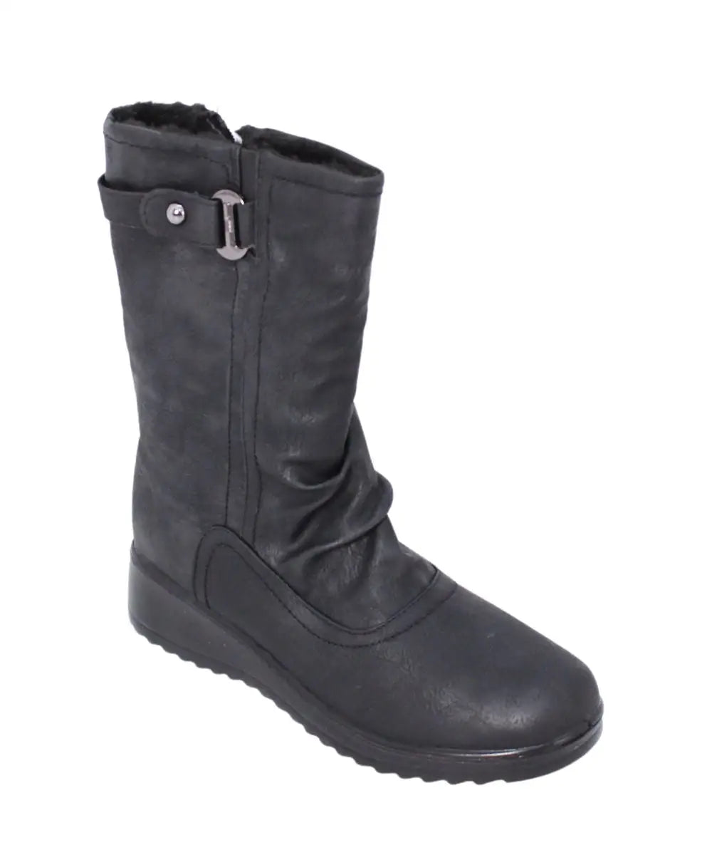 Ladies Paradise Ruched Half Boot | R499.90 | Eagle Clothing | Plus Size | Big &