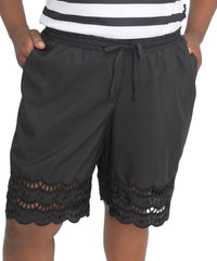 Ladies Plain Anglaise Shorts | R339.90 Eagle Clothing Plus Size Big & Tall