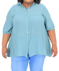 Ladies Plain Babydoll Blouse | R359.90 Eagle Clothing Plus Size Big & Tall