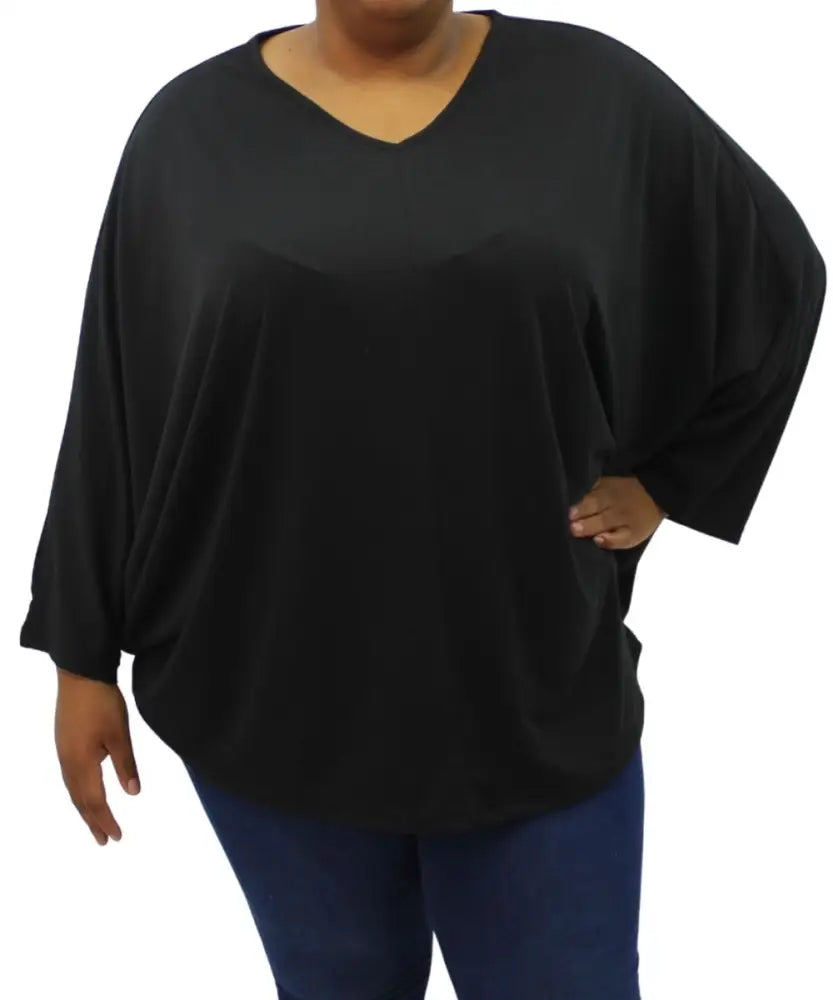 Ladies Plain Batwing Top | R249.90 | Eagle Clothing | Plus Size | Big & Tall