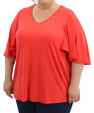 Ladies Plain Batwing Tunic | Eagle Clothing | Plus Size | Big & Tall