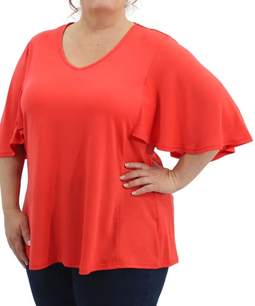 Ladies Plain Batwing Tunic | Eagle Clothing | Plus Size | Big & Tall