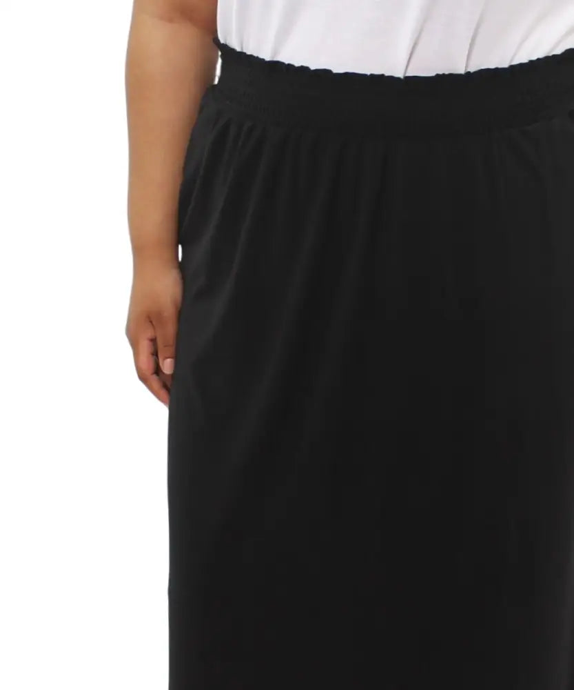 Ladies Plain Bon Bon Curved Skirt | Eagle Clothing | Plus Size | Big & Tall
