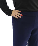 Ladies Plain Bon Bon Pants | Eagle Clothing | Plus Size | Big & Tall