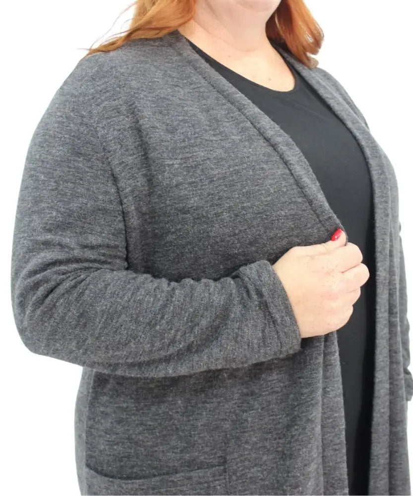 Ladies Plain Cardigan | Eagle Clothing | Plus Size | Big & Tall