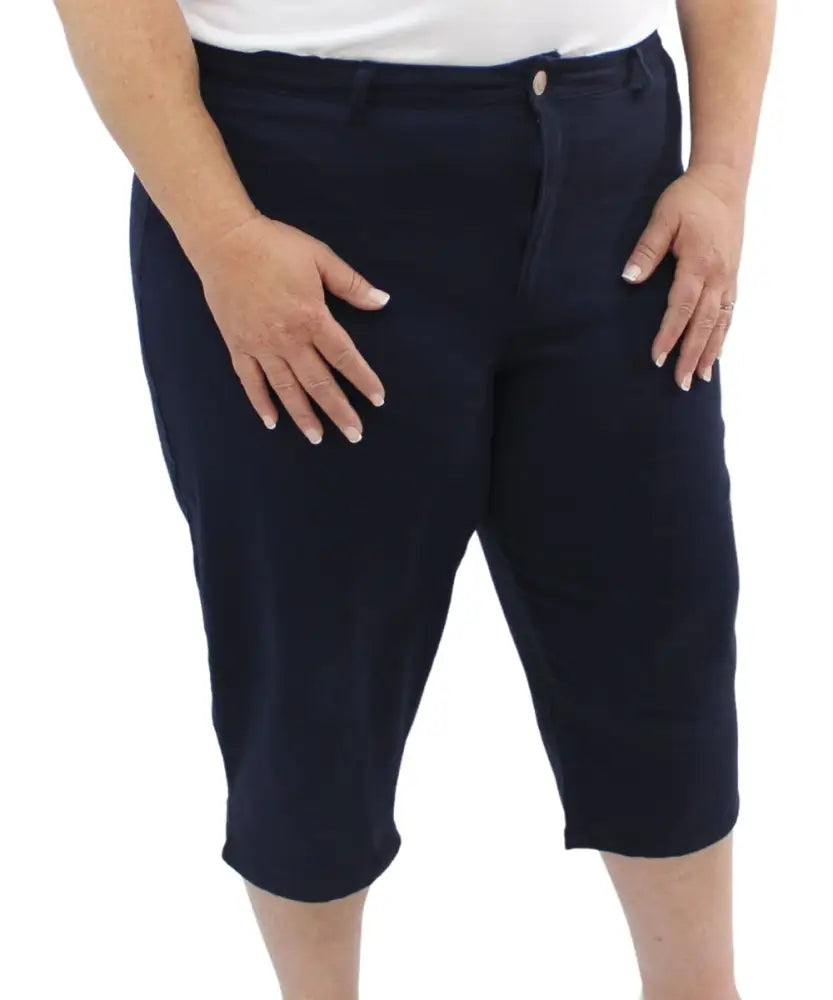 Ladies Plain Chino Capri | R449.90 | Eagle Clothing | Plus Size | Big & Tall