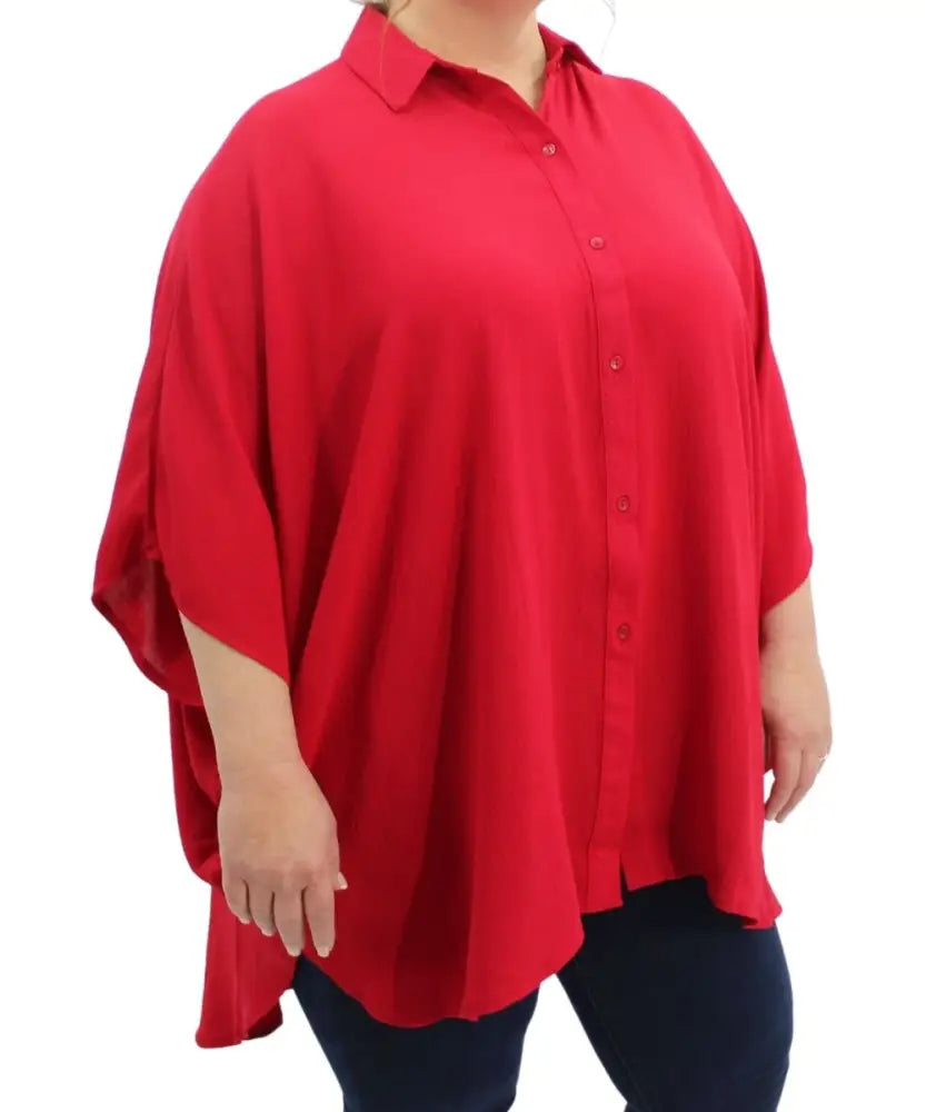 Ladies Plain Collar Button Kaftan | R329.90 | Eagle Clothing | Plus Size | Big & Tall