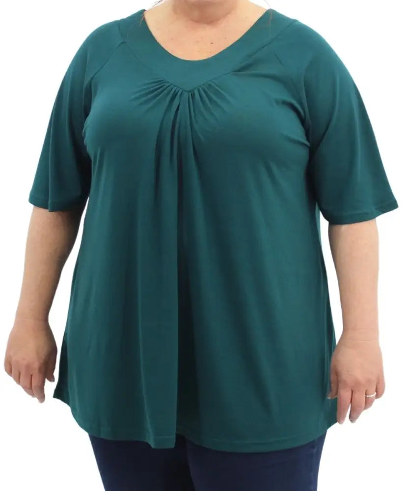Ladies Plain Fancy Tunic | Eagle Clothing | Plus Size | Big & Tall