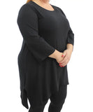 Ladies Plain Hanky Tunic | Eagle Clothing | Plus Size | Big & Tall