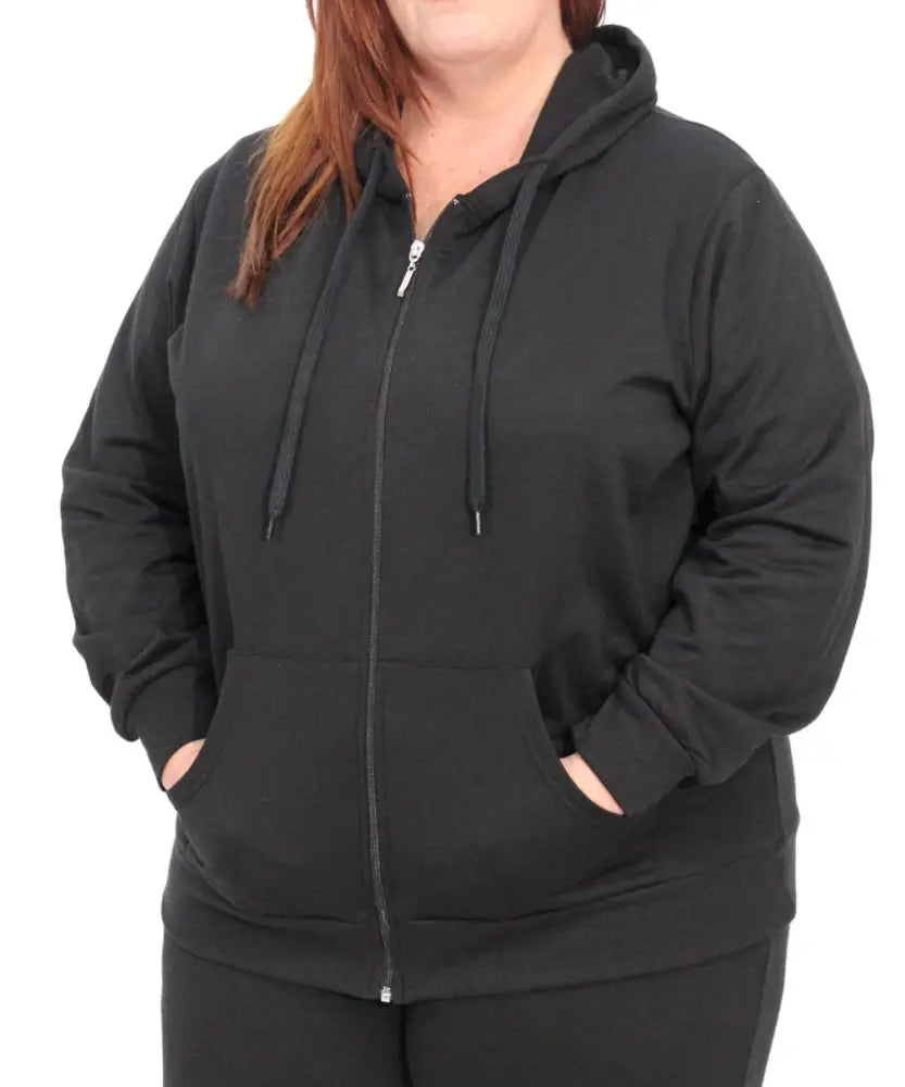 Ladies Plain Hoody | Eagle Clothing | Plus Size | Big & Tall