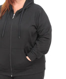 Ladies Plain Hoody | Eagle Clothing | Plus Size | Big & Tall