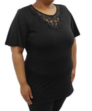 Ladies Plain Lace Tunic | Eagle Clothing | Plus Size | Big & Tall