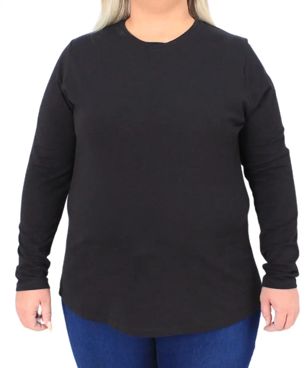 Ladies Plain Long Sleeve Tee | R149.90 Eagle Clothing Plus Size Big & Tall