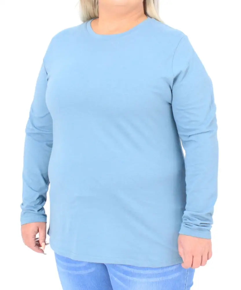 Ladies Plain Long Sleeve Tee | R149.90 Eagle Clothing Plus Size Big & Tall