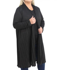 Ladies Plain Pleated Cardigan | R349.90 | Eagle Clothing | Plus Size | Big & Tall