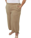 Ladies Plain Rayon Capri