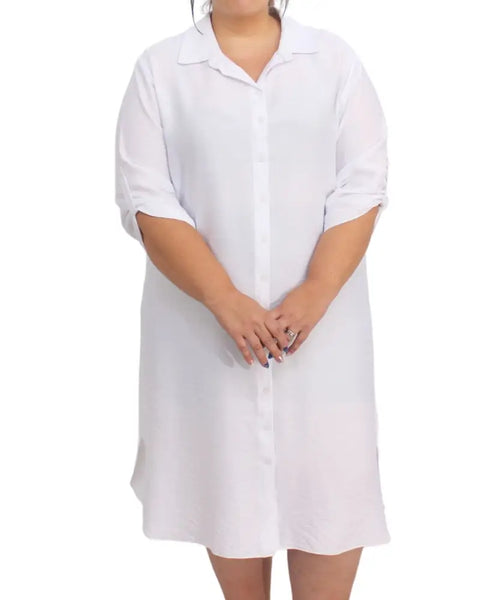Plus Size | Ladies Plain Shirtdress | R300 | Eagle Clothing