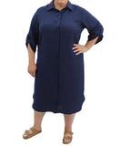 Ladies Plain Shirtdress | R379.90 | Eagle Clothing | Plus Size | Big & Tall
