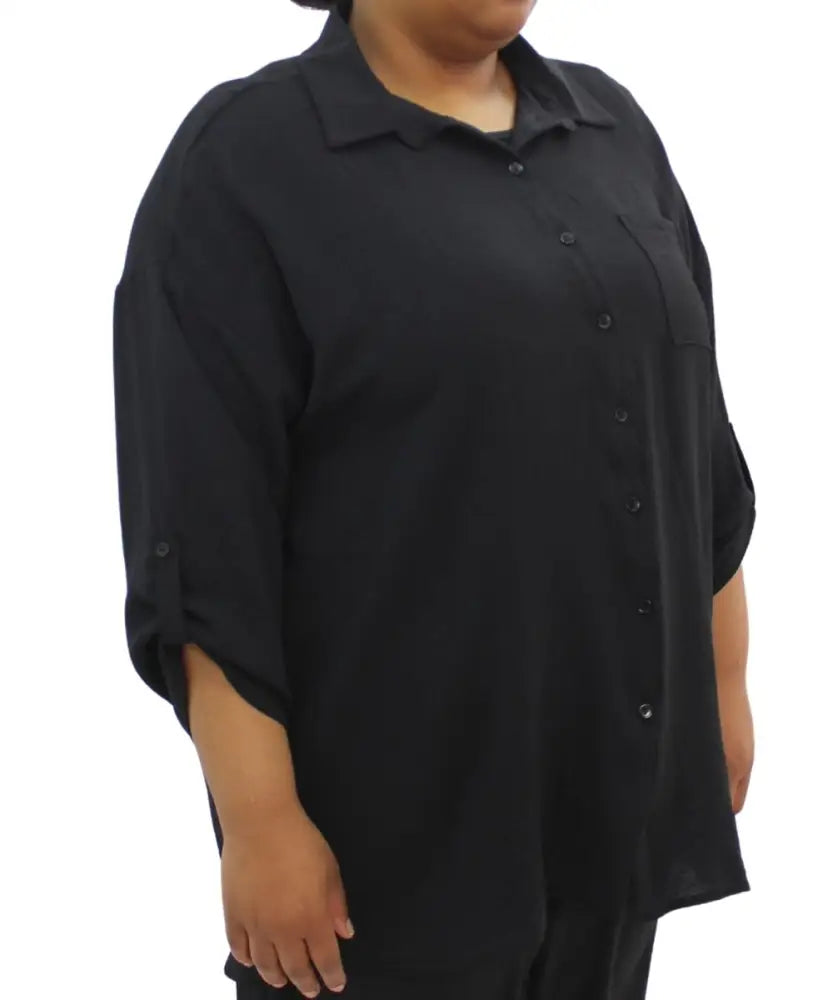 Ladies Plain Slouchy Tab Shirt | R279.90 | Eagle Clothing | Plus Size | Big & Tall