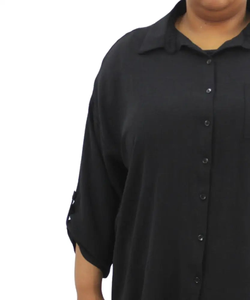 Ladies Plain Slouchy Tab Shirt | Eagle Clothing | Plus Size | Big & Tall