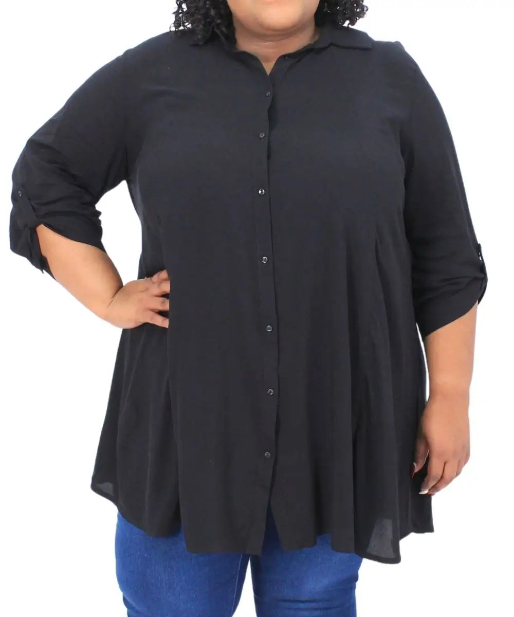 Ladies Plain Swing Blouse | R379.90 Eagle Clothing Plus Size Big & Tall