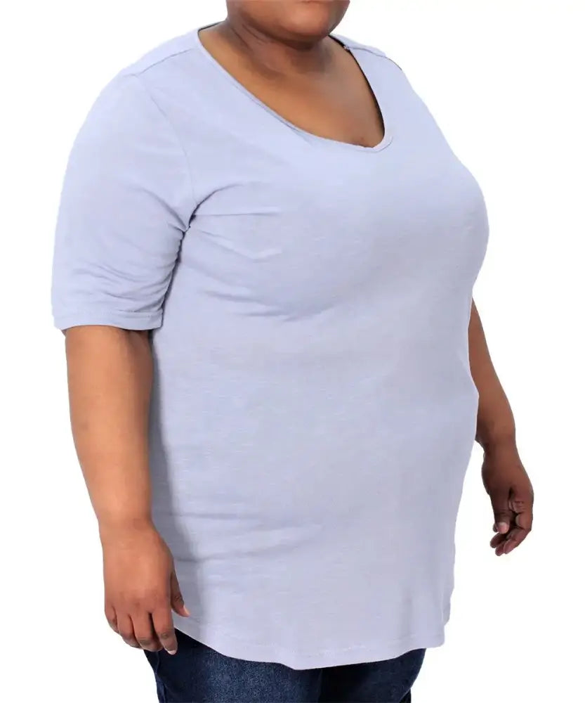 Ladies Plain VNeck Tee | R139.90 Eagle Clothing Plus Size Big & Tall