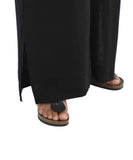 Ladies Plain Wide Leg Slit Pants | Eagle Clothing | Plus Size | Big & Tall