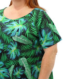 Ladies Printed Batwing Top