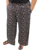 Ladies Printed Bon Bon Capri | Eagle Clothing | Plus Size | Big & Tall